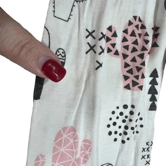 Little Sleepies Kids Pajama Pants Size 4 Rainbow Cactus Lemon Theme Bundle of 3 - Picture 7 of 7